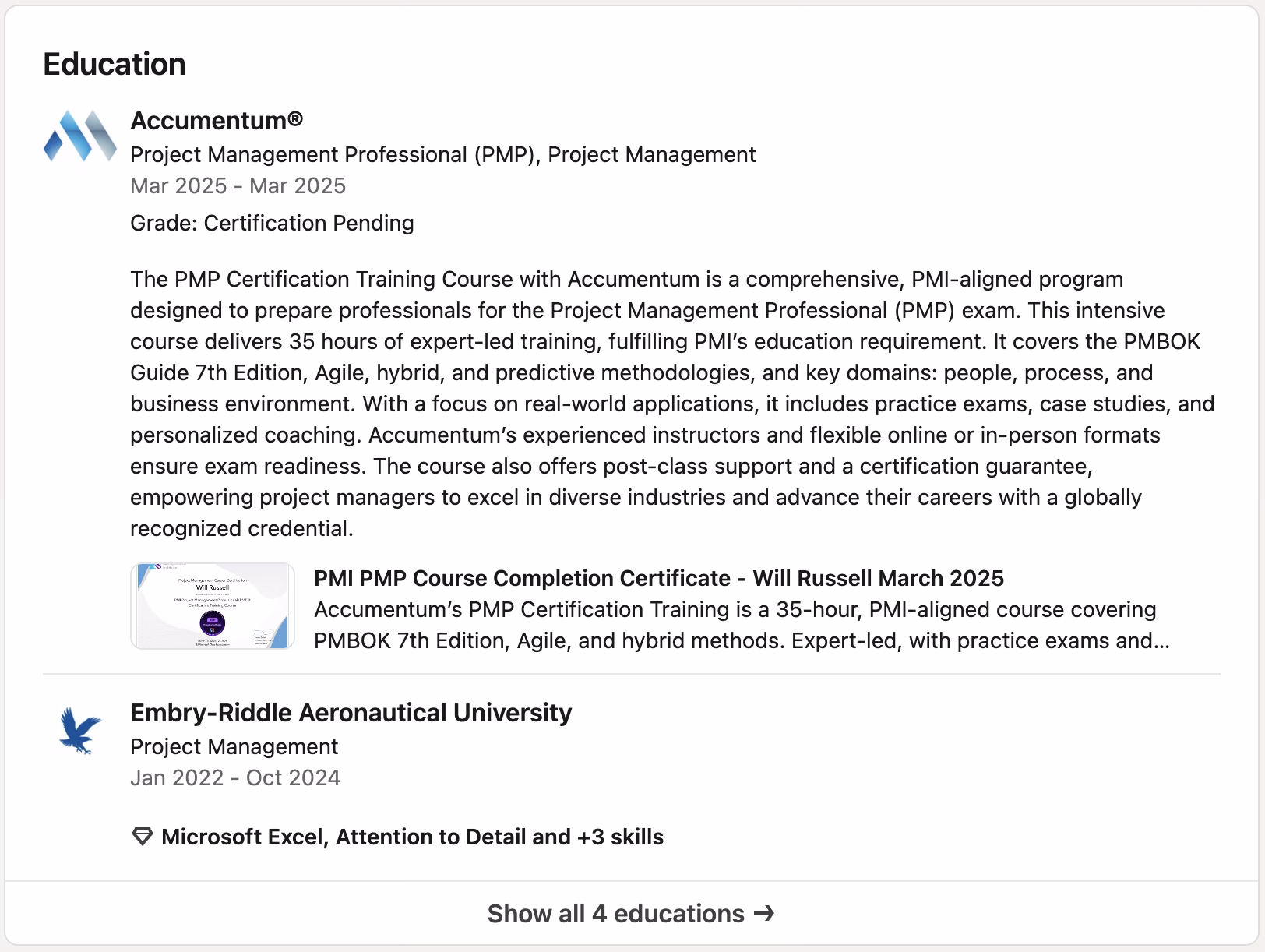 LinkedIn Optimization Program with Accumentum